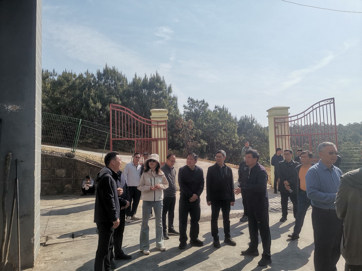 云南省政协“提高城乡生活垃圾处理水平”专题协商调研工作组莅临好日子公司寻甸塘子街道垃圾热解厂参观调研指导工作